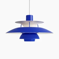 Taklampa PH 5 Monokrom blå