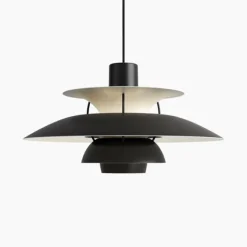 Taklampa PH 5 Monokrom svart