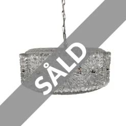 Taklampa Transparent Glas , 35 cm