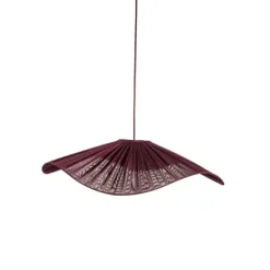 Taklampskärm Monstera D78 s/s Nivi plommon