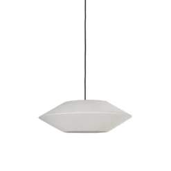 Taklampskärm Pollux D58 plisserad off-white