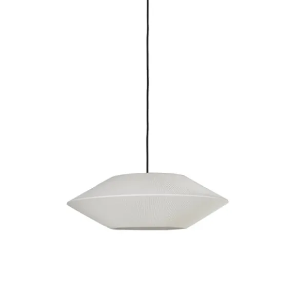 Taklampskärm Pollux D58 plisserad off-white
