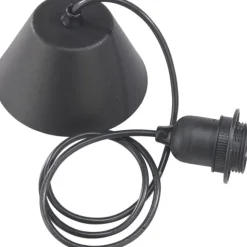 Takupphänge E27 1,2m svart