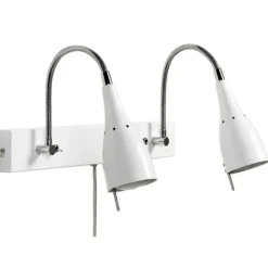 Tanum 2 vägglampa, vit 37cm