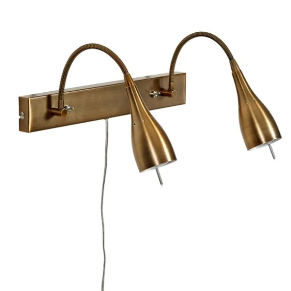 Tanum vägglampa 2-arm, oxid