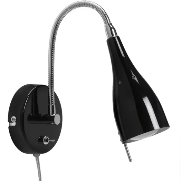 Tanum vägglampa, svart 37cm