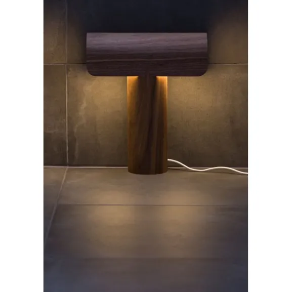 Teelo bordslampa, valnöt 38cm