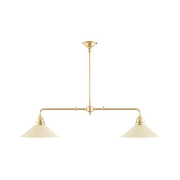 Tegnér Spelbordslampa, polerad mässing