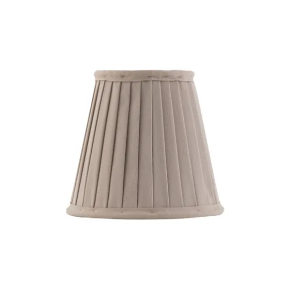 Textilskärm beige 13cm