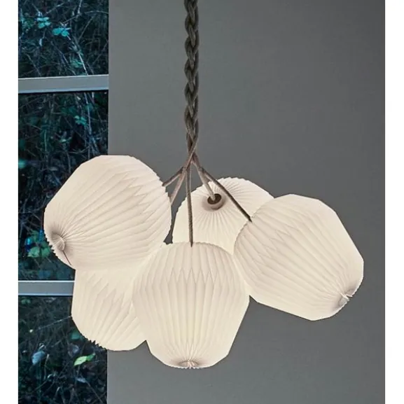 The Bouquet chandelier 5 medium, vit