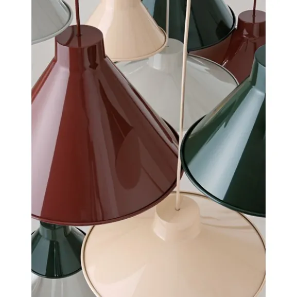 Top pendel Ø 36cm, Röd