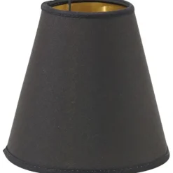 Toppringskärm E14 Svart/Guld 14cm