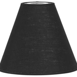 Toppringskärm, Lin Svart 22cm