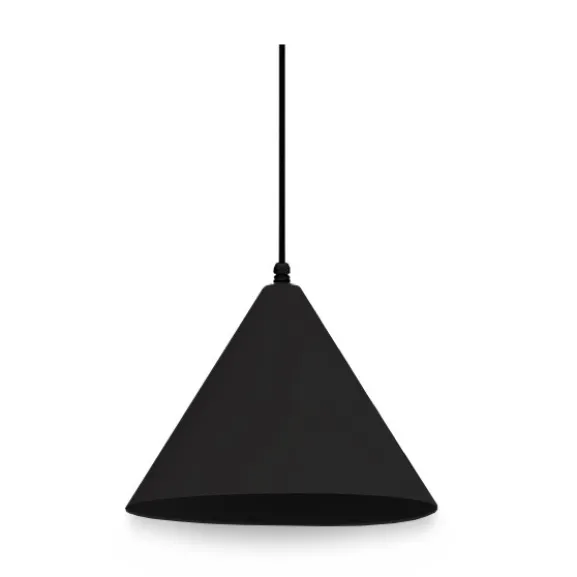 Tratt pendel, Svart IP44