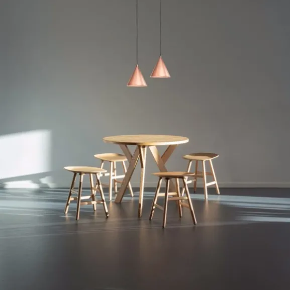 Tratten Taklampa Stor Rå koppar
