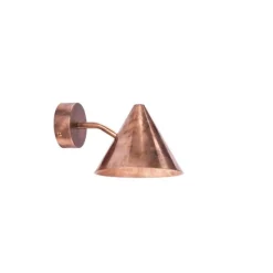 Tratten vägglampa mini, råkoppar