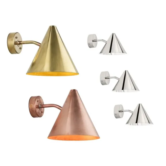 Tratten vägglampa mini, råkoppar