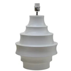 Trinity Lampfot Glossy White 31cm