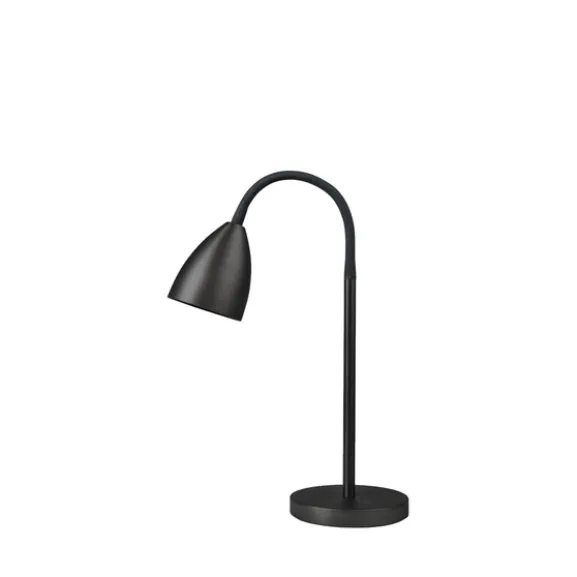 Trotsig bordslampa flat svart