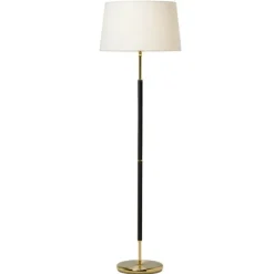Tullgarn golvlampa, mässing/svart 130cm