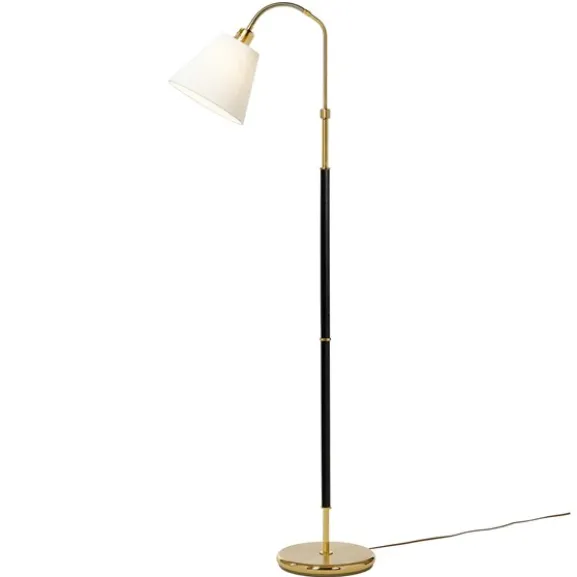 Tullgarn golvlampa, mässing/svart 145cm