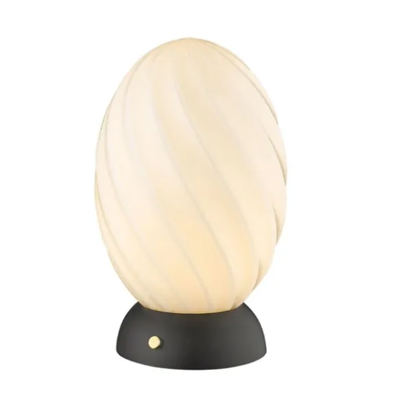 Twist Oval Bordlampa Opal 1 X G9 Svart fod