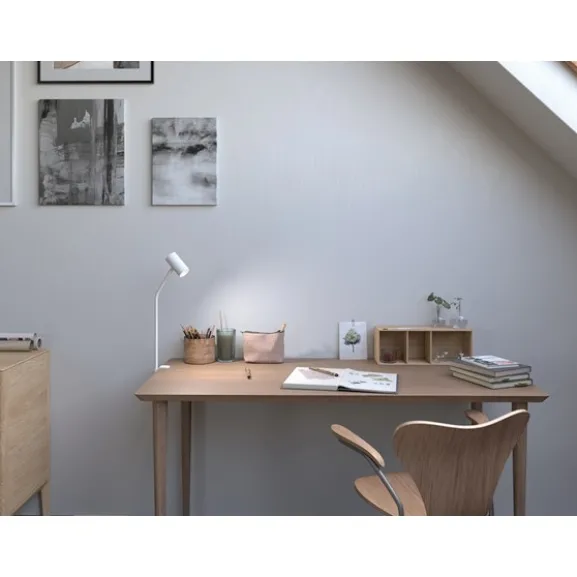 Tyson bordslampa for bordslampa top vit struktur