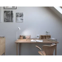 Tyson bordslampa for bordslampa top vit struktur