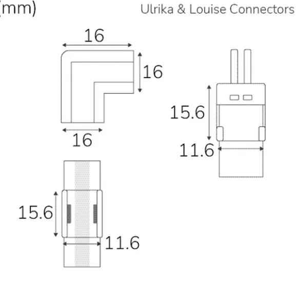 Ulrika & Louise IP20 Connectors