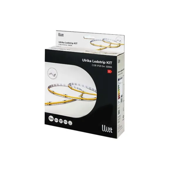 Ulrika Ledstrip KIT COB IP20 5m 3000K