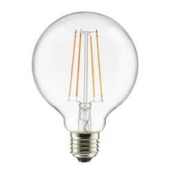 UNI-LEDISON glob 100mm klar E27 7,5W 2200K dimbar