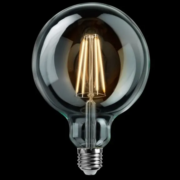 UNI-LEDISON glob 125mm klar E27 7,5W 2200K dimbar
