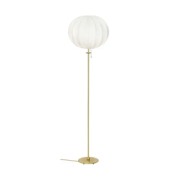 Uno classic golvlampa, slipad mässing 155cm