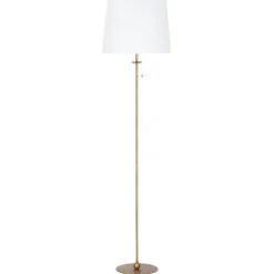 Uno golvlampa, rå mässing 155cm