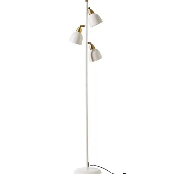 Urban Triple Floor Lamp , Matt Whisper White