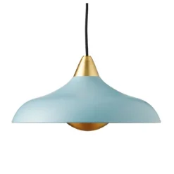 Urban Wide Pendant , Matt Mineral Blue