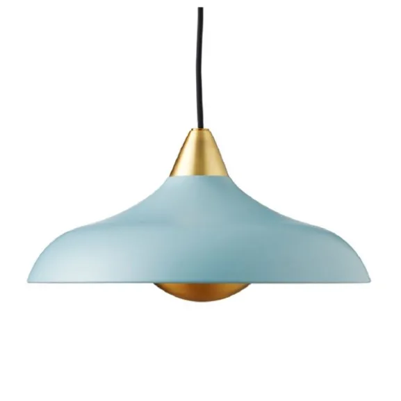 Urban Wide Pendant , Matt Mineral Blue