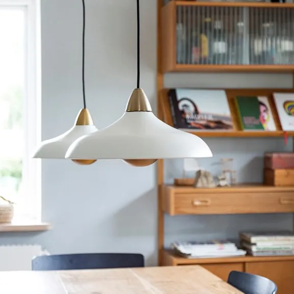 Urban Wide Pendant , Matt Whisper White