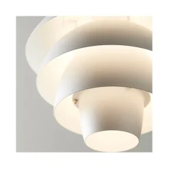 Valencia pendel Ø318 vit/mässing
