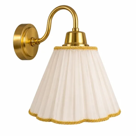 Valetta Vägglampa Antik mässing