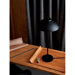 Vali bordslampa hög, svartstruktur 50cm