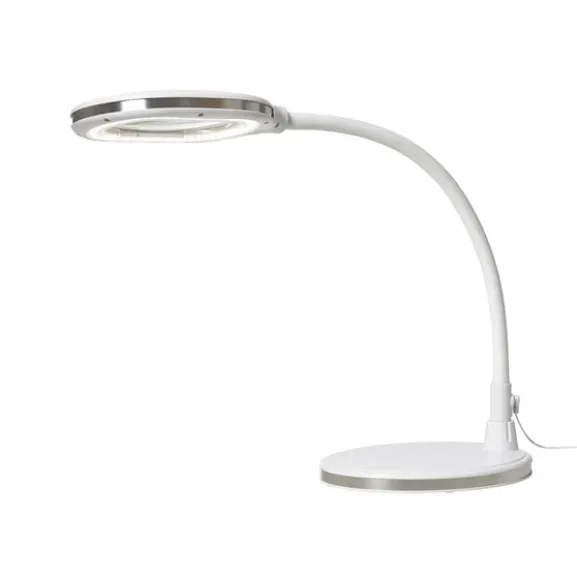 Varnhem förstoringslampa Golv/bord, vit