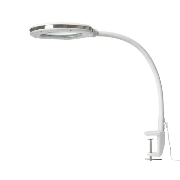 Varnhem förstoringslampa Golv/bord, vit