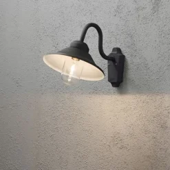 Vega vägglykta, svart