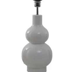 Verdi Lampfot Glossy White 19cm