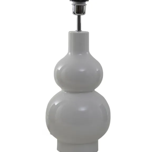 Verdi Lampfot Glossy White 19cm