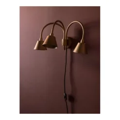 Vägglampa Fång 3-Låg Råmäss
