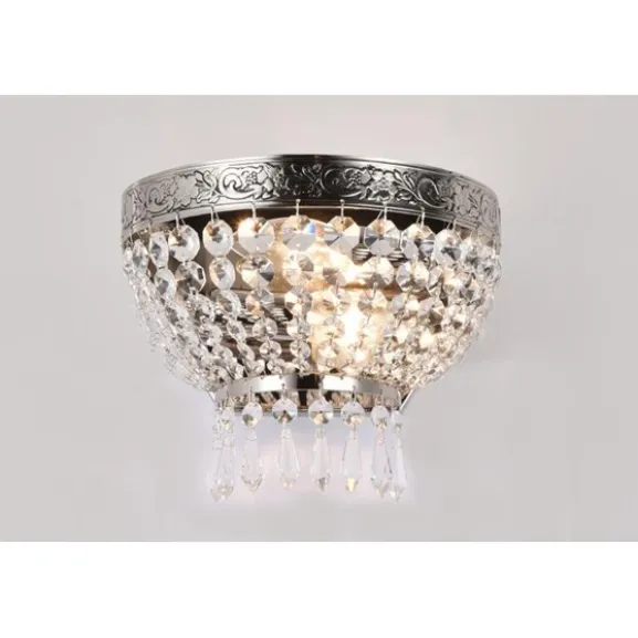 Vägglampa Queen Nickel 14cm