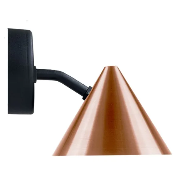Vägglampa Tratt Micro IP23 Råkoppar
