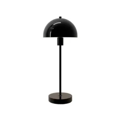 Vienda bordslampa blanksvart E14